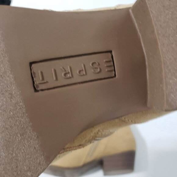 New Esprit Timber Women's Ankle Boots in Sand Size 8 - Picture 7 of 10
